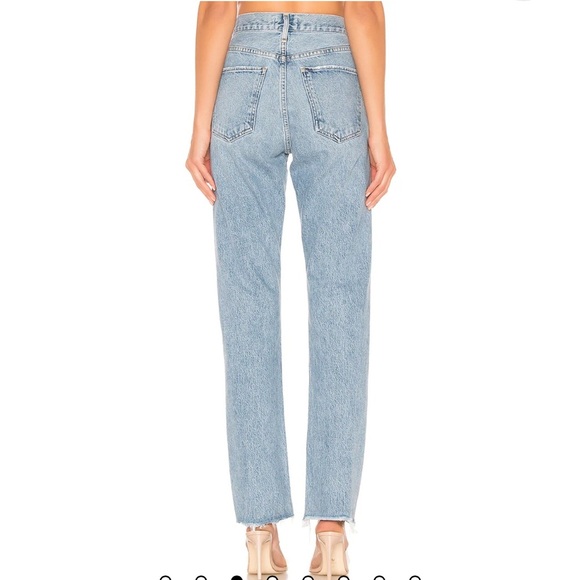 Womens AGOLDE Cherie High Rise Straight in Merit Jeans - Picture 4 of 11